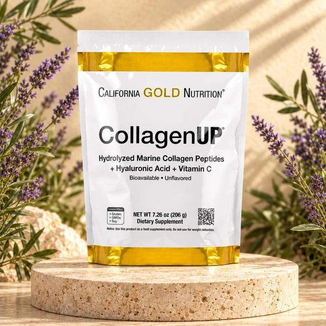 California Gold Nutrition — CollagenUP كولاجين بحري · 206 غرام — الواجهة