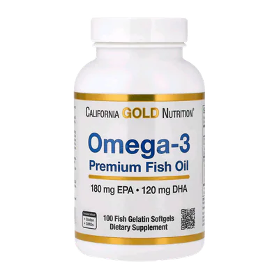 California Gold Nutrition — أوميغا 3 · 100 كبسولة هلامية