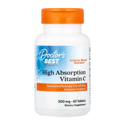Doctor’s Best — فيتامين C PureWay-C بتركيز 500 ملغ · 60 قرص