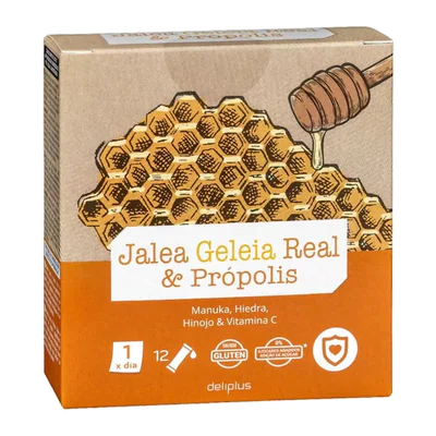 Deliplus — غذاء ملكات النحل والبروبوليس · 12 أمبولة