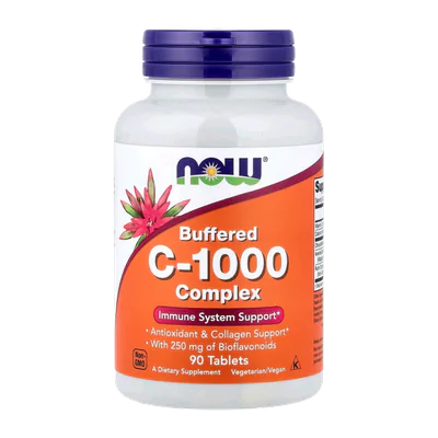 NOW Foods — فيتامين C-1000 المركب · 90 قرص